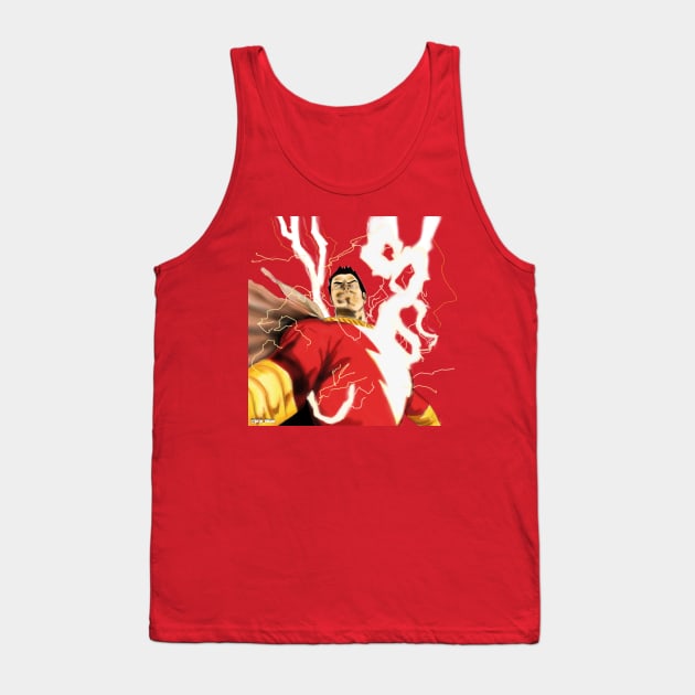 Shazam! magi hero Tank Top by jorge_lebeau